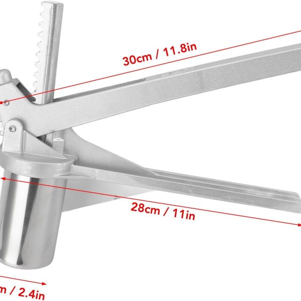 Stainless Steel Versatile Manual Noodles Press Machine Effortlessly Creates Diverse Pasta Shapes For Home Kitchen